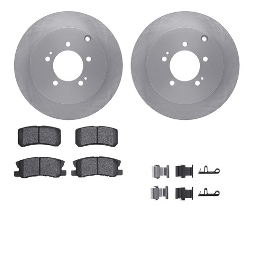 R1 Concepts WFUH1-72305 - Brake Rotor- Blank with Optimum Oe Pads & Hdw