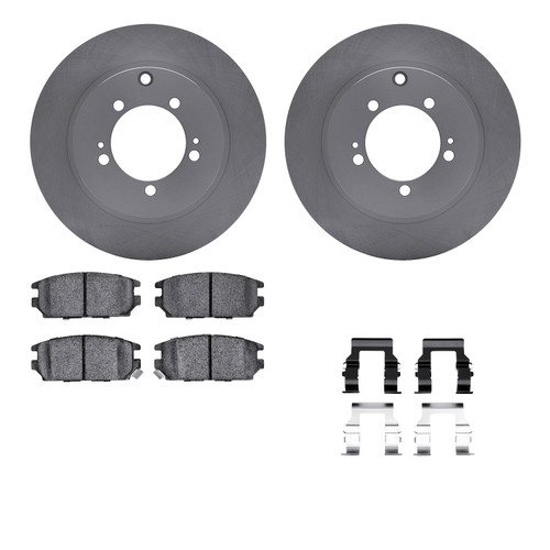 R1 Concepts WFUH1-72194 - Brake Rotor- Blank with Optimum Oe Pads & Hdw