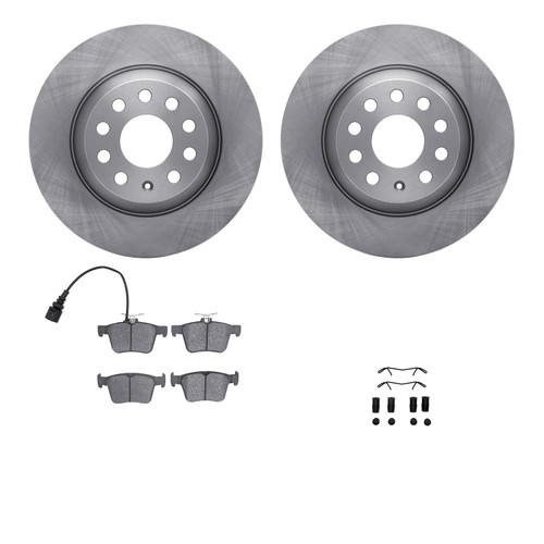 R1 Concepts WFUH1-73442 - Brake Rotor- Blank with Optimum Oe Pads & Hdw