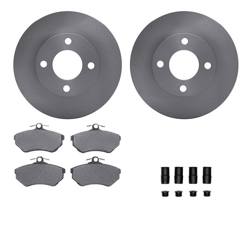 R1 Concepts WFUH1-73082 - Brake Rotor- Blank with Optimum Oe Pads & Hdw