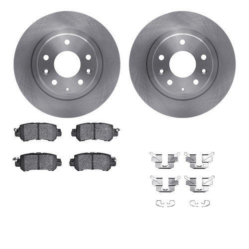 R1 Concepts WFUH1-80337 - Brake Rotor- Blank with Optimum Oe Pads & Hdw