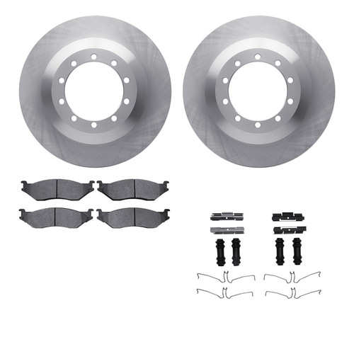 R1 Concepts WFUH1-99529 - Brake Rotor- Blank with Optimum Oe Pads & Hdw