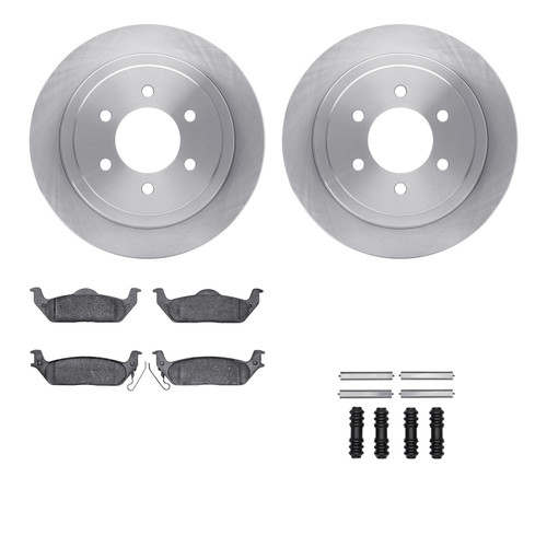 R1 Concepts WFUH1-99556 - Brake Rotor- Blank with Optimum Oe Pads & Hdw