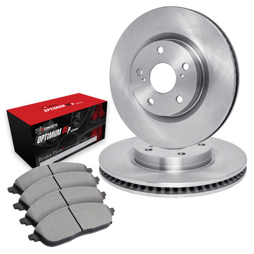 R1 Concepts WFUN1-20144 - Brake Rotor- Blank with Optimum Oe Pads