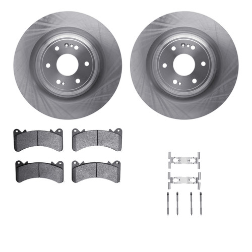 R1 Concepts WFWH1-47077 - Brake Rotor- Blank with Ceramic Pads & Hdw