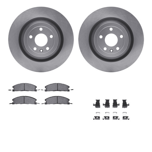 R1 Concepts WFWH1-54211 - Brake Rotor- Blank with Ceramic Pads & Hdw