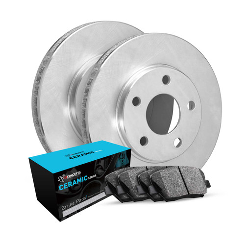 R1 Concepts WFWN1-92055 - Brake Rotor- Blank with Ceramic Pads