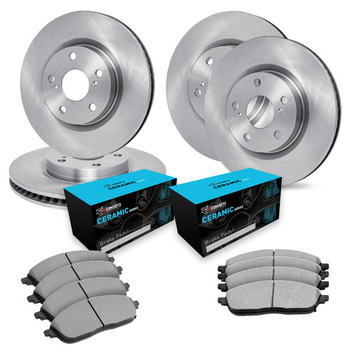 R1 Concepts WFWN2-63116 - E- Line Series Brake Rotor with Ceramic Brake Pads