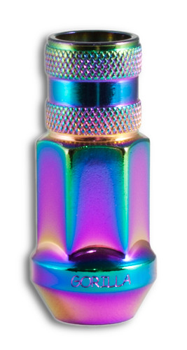 Gorilla Automotive 45028PL - Forged Steel Racing Open End Lug Nut 12mm x 1.25 3/4" Hex Prism Light Bulk