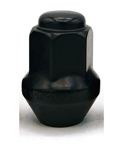 Gorilla Automotive 66198BDX - Factory Style Bulge Lug Nut 7/8" (22mm) Hex 9/16"-18 Black Bulk