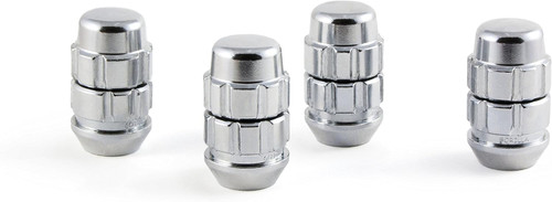 Gorilla Automotive 71621X - X2 Lock Set Acorn 3/4" & 13/16" Dual Hex 12mm x 1.25 Chrome- Set of 4