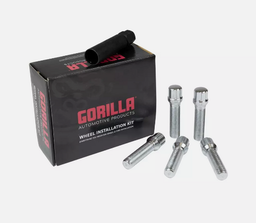 Gorilla Automotive K5BS-14125X40GR - Small Diam Spline Lug Bolts 17mm&19mm Key 14x1.25 Chrome 40mm Thread Length 20Pk Gorilla Automotive K5BS-14125X40GR - Small Diam Spline Lug Bolts 17mm&19mm Key 14x1.25 Chrome 40mm Thread Length 20Pk