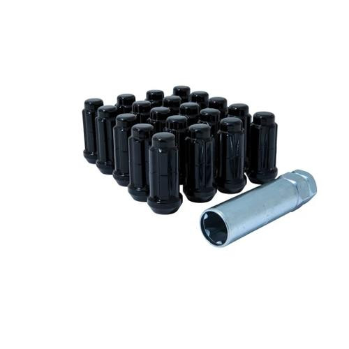 Gorilla Automotive K5TS-00916BGR - Small Diam Spline Duplex Lug Nuts 13/16" & 7/8" Key 9/16"-18 Black Set of 20 Gorilla Automotive K5TS-00916BGR - Small Diam Spline Duplex Lug Nuts 13/16" & 7/8" Key 9/16"-18 Black Set of 20