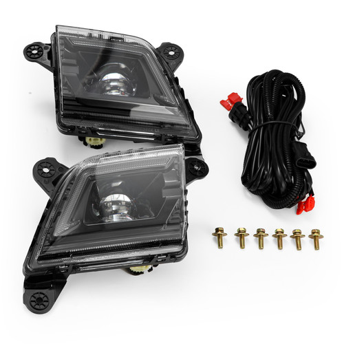 AlphaRex 210017 - 19-23 Chevrolet Silverado 2500/3500HD DoubleTap Dual Color LED Projector Fog Lights