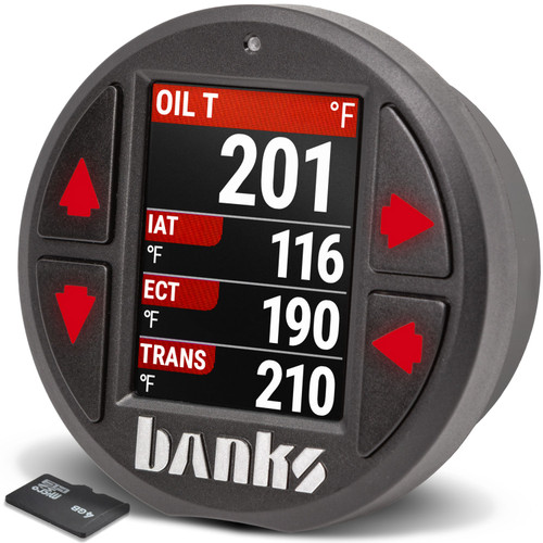 Banks Power 66713 - iDash Data Pro for use with OBDII CAN bus vehicles Expansion Gauge