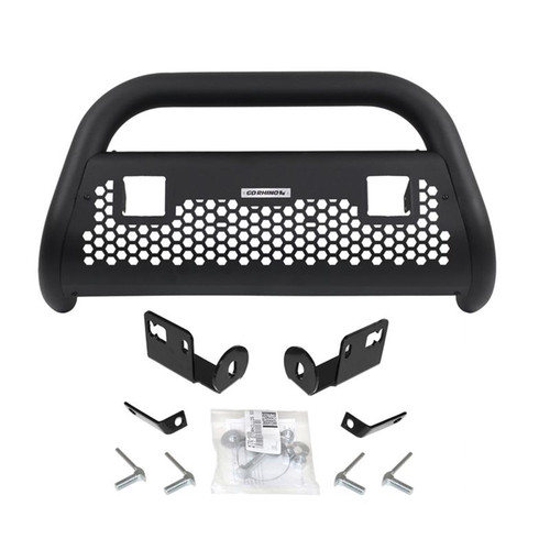Go Rhino 55192LT - 55192T - RC2 LR Bull Bar with Mounting Bracket Kit and Two 3" Cube Lights - Textured Black