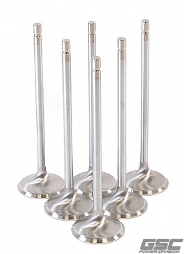 GSC Power Division 2192-6 - GSC P-D Toyota G16E-GTS 32.8mm Head (STD) Chrome Polished Intake Valves - Set of 6