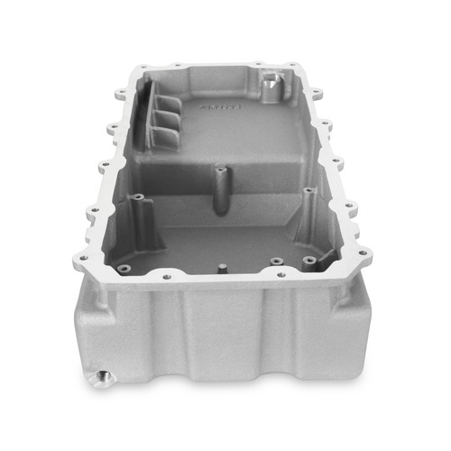 Holley 302-90 - Cast Aluminum Rear Sump Oil Pan - Ford Coyote Swap