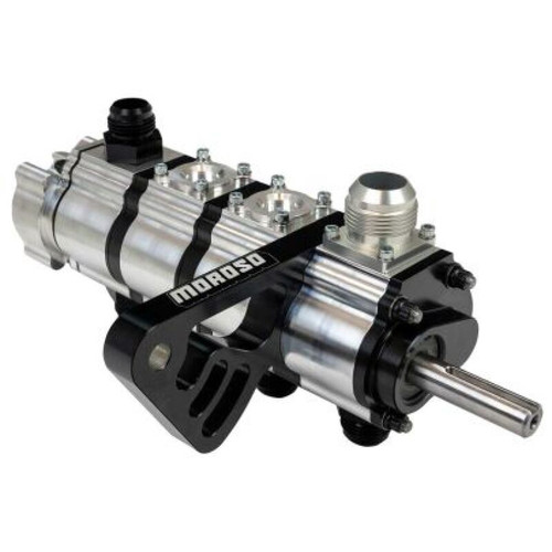 Moroso 22378 - 4 Stage Tri-Lobe Left Side Door Mount 1.50in PS Oil Pump w/Fuel Pump Drive