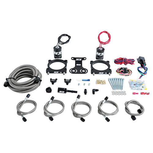 Nitrous Express 20964-00 - 2024+ Ford Mustang 5.0L Dual Throttle Body Plate System w/o Bottle