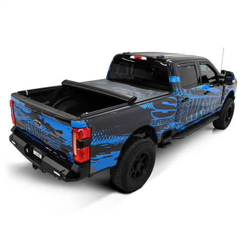 Westin 19-11005 - 17-24 Ford F-250/350 Super Duty 6.75ft. Bed Soft Roll Tonneau Cover - Black