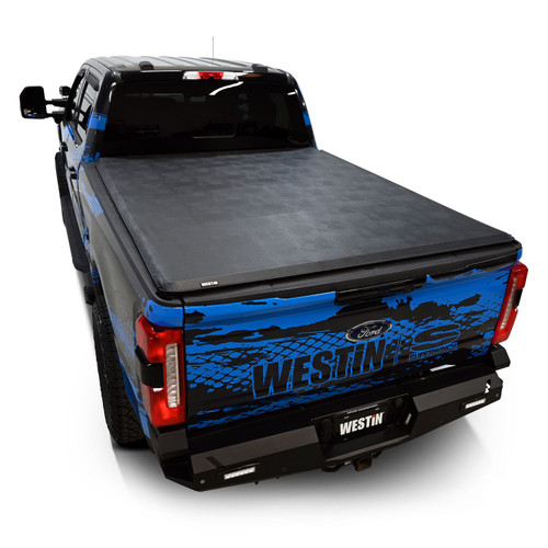 Westin 19-11005 - 17-24 Ford F-250/350 Super Duty 6.75ft. Bed Soft Roll Tonneau Cover - Black
