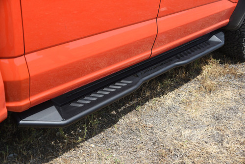 Armordillo USA 8722350 - 2019-2024 Ram 1500/TRX Crew Cab FX Running Board w/ LED - Matte Black