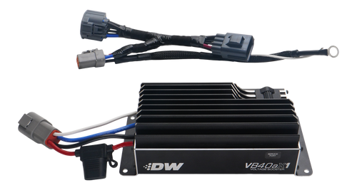 Deatschwerks 4-01-VB40AX1 - VB40AX1 Voltage Booster with Plug-N-Play Harness for 10-25 Ford Mustang