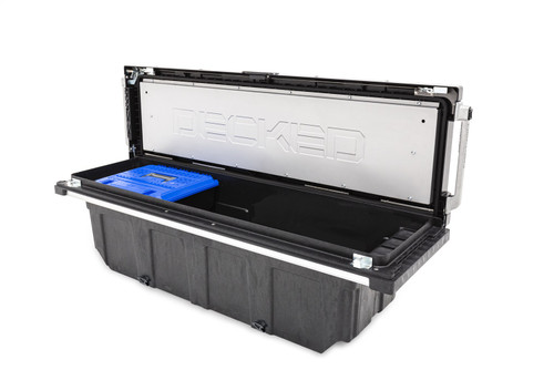 DECKED TBFDT22 - Full-size pickup truck tool box deep tub-Tundra Bed Rail (2022-Current)