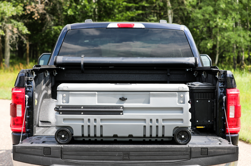 DU-HA 70675 - DÜHA Squad Box with internal latch and slide bracket - Ultimate Footlocker - Interior / Exterior Portable and Lockable Storage for Pickup Trucks / Jeeps / Various SUV's 