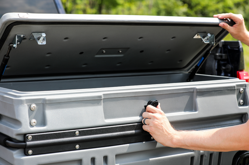 DU-HA 70605 - DÜHA Squad Box with internal latch- The Ultimate Footlocker - Interior / Exterior Portable and Lockable Storage for Pickup Trucks / Jeeps / Various SUV's 
