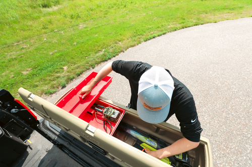 DU-HA 70116 - DÜHA Tote Gun and Gear Truck Storage Box - Heavy-Duty, Portable Rolling Toolbox or Gun Case for SUV's, Vans, Pickup Trucks, and More - Includes Slide Bracket 
