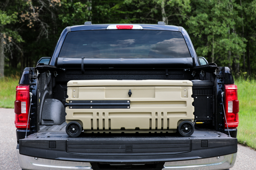 DU-HA 70673 - DÜHA Squad Box with internal latch and slide bracket - Ultimate Footlocker - Interior / Exterior Portable and Lockable Storage for Pickup Trucks / Jeeps / Various SUV's 