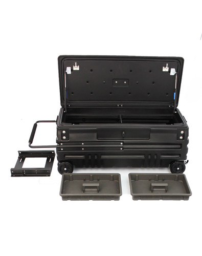 DU-HA 70673 - DÜHA Squad Box with internal latch and slide bracket - Ultimate Footlocker - Interior / Exterior Portable and Lockable Storage for Pickup Trucks / Jeeps / Various SUV's 