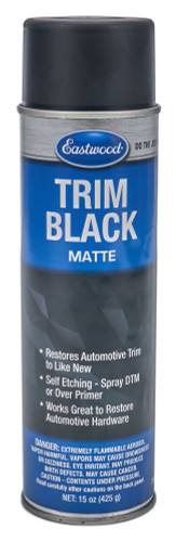 Eastwood 70366Z - Paint - Trim Black - Matte Black - 15 oz Can - Each