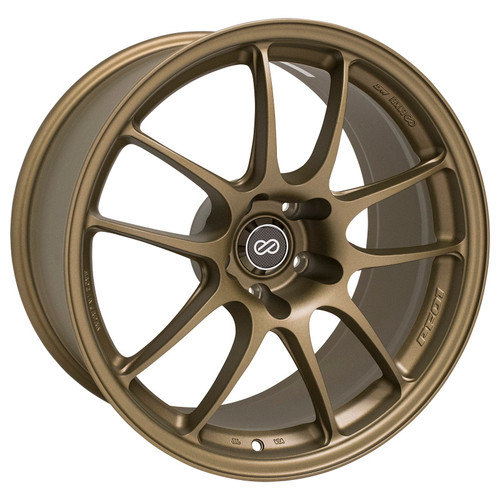Enkei 460-895-6615TG - PF01 18x9.5 5x114.3 15mm Offset 75mm Bore Titanium Gold Wheel (MOQ 40)
