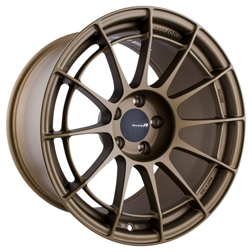 Enkei 512-8105-6515GG - NT03RR 18x10.5 5x114.3 15mm Offset 75mm Bore Titanium Gold Wheel