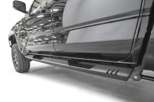 Fab Fours TT24-G6450-1 - Step Slider; 125 lbs. Weight; Matte Black Powder Coat;