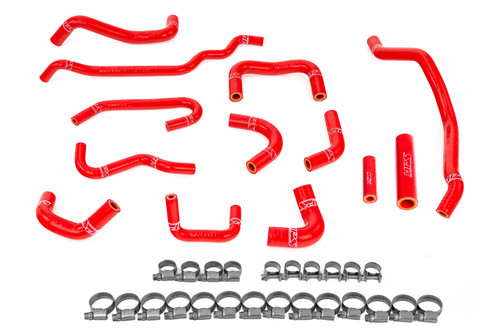HPS Performance 57-2131A-RED - High Temp 3-ply Reinforced Silicone, Replaces OEM Rubber Ancillary Hoses