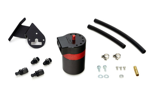HPS Performance 860-013 - Plug and play oil catch can kit, separates oil from PCV system