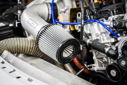 HPS Performance HPS-4343 - 4-ply dual-cone air filter 3-1/2" flange ID 6-1/2" height pre-oiled, reusable