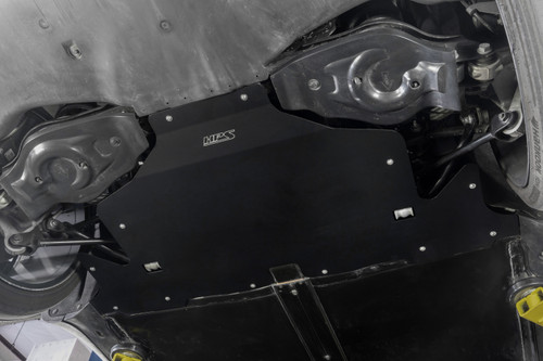 HPS Performance SP-102 - 1/8" thick aluminum skid plate, replaces composite or plastic stock undertray