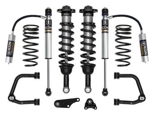 Icon K53293TX - 2024+ Toyota Tacoma 1.25-3in Stage 3 Suspension System w/ Tubular Overland Rear Coils