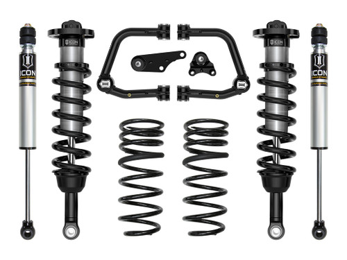 Icon K53292TX - 2024+ Toyota Tacoma 1.25-3in Stage 2 Suspension System  w/ Tubular Overland Rear Coils