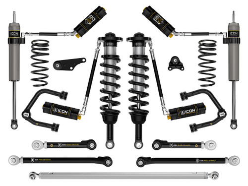 Icon K53301TX - 2024-2025 Toyota Tacoma 1.25-3" Lift, Stage 11 Suspension System, Tubular, Overland Rear Springs