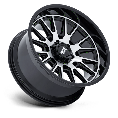 Moto Metal MO814BD20106818N - Mo814 Tekton 20X10 Gloss Black W/ Machined Face