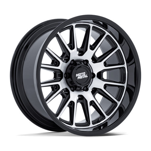 Moto Metal MO814BD20906820 - Mo814 Tekton 20X9 Gloss Black W/ Machined Face