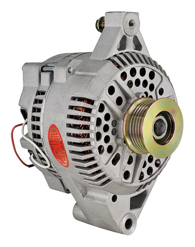 Powermaster Performance 77611 - Ford 140amp Alternator 1-Wire 6-Groove Serp