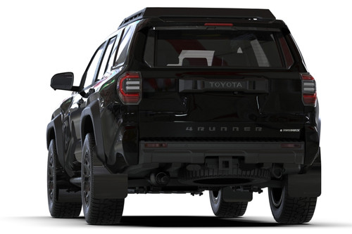 Rally Armor MF148-UR-BLK-MBK - 2025+ Toyota 4Runner Black UR Mud Flap w/ Metallic Black Logo
