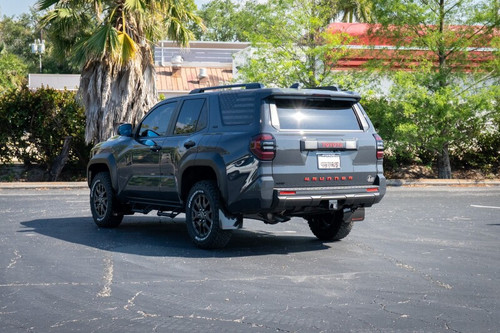 Rally Armor MF148-UR-BLK-MBK - 2025+ Toyota 4Runner Black UR Mud Flap w/ Metallic Black Logo
